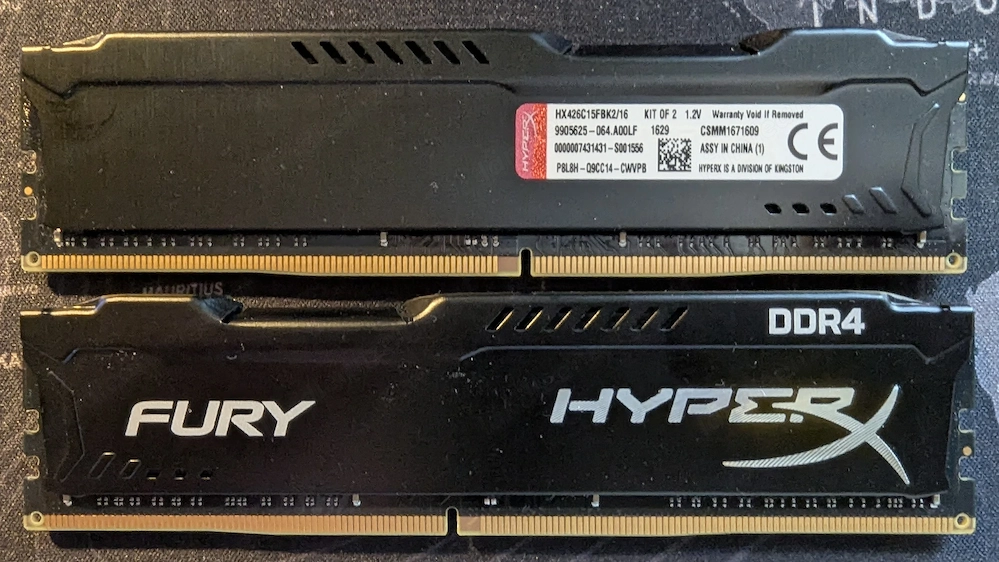 Kingston Fury HyperX 16GB DDR4-2666 CL15 RAM Kit (HX426C15FBK2 16)