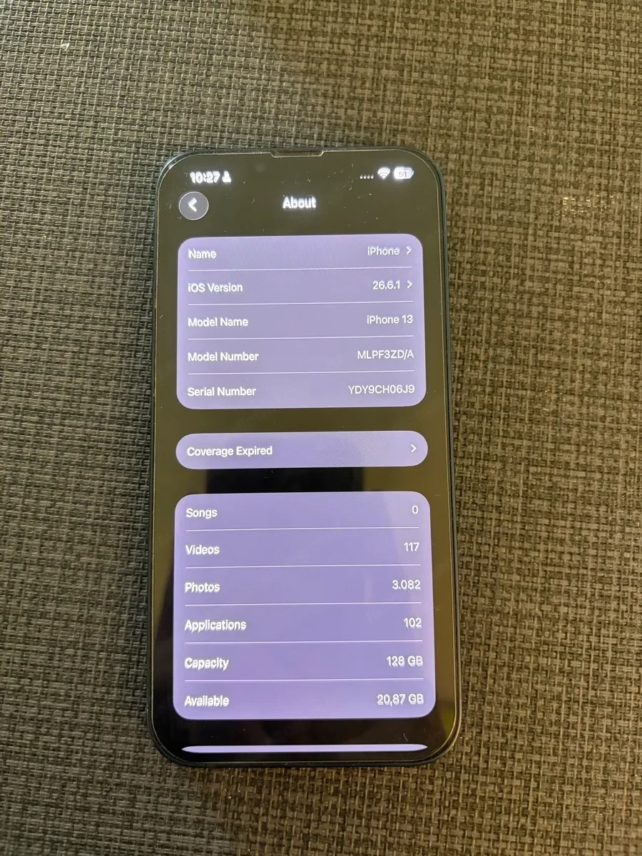 Apple iphone 13 128gb schwarz  dunkelblau