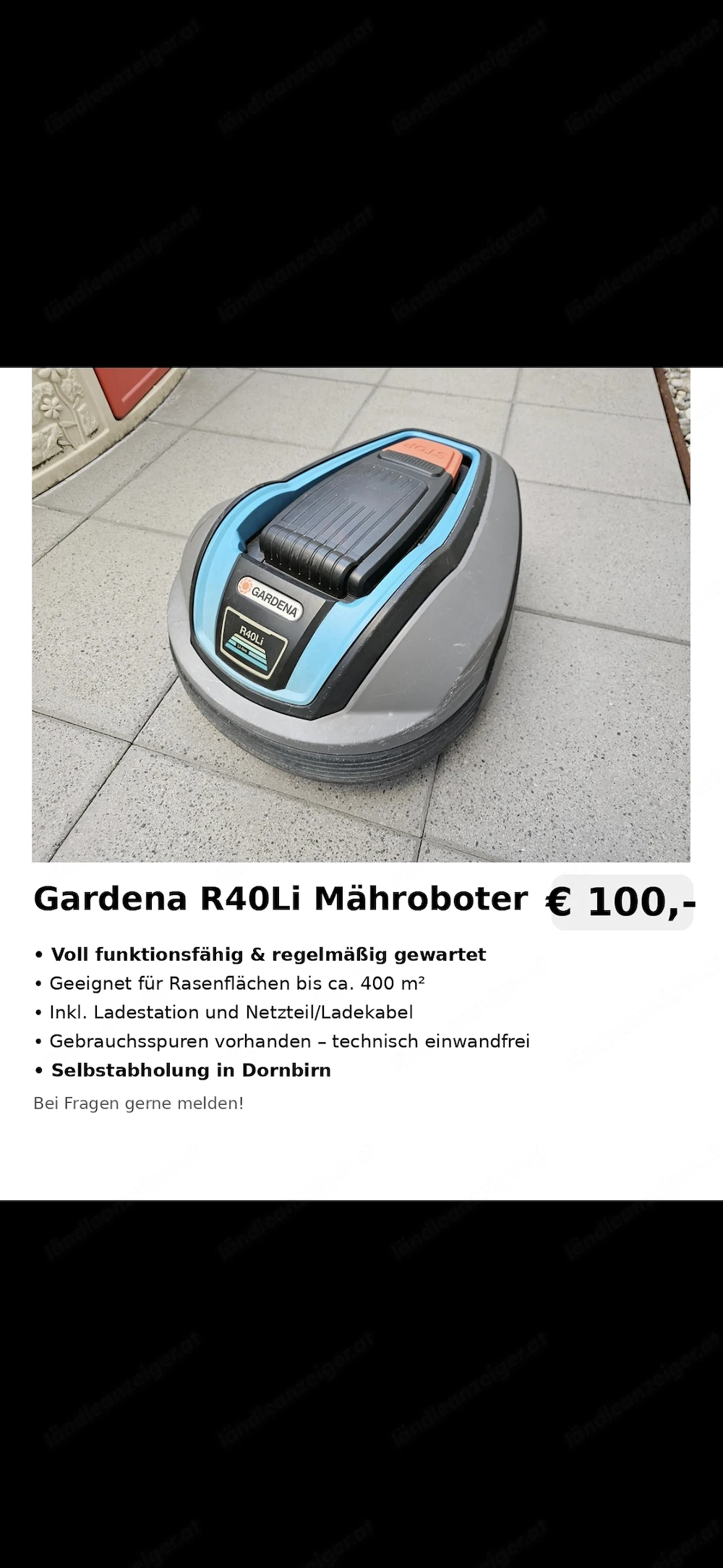 Gardena R40Li Mähroboter