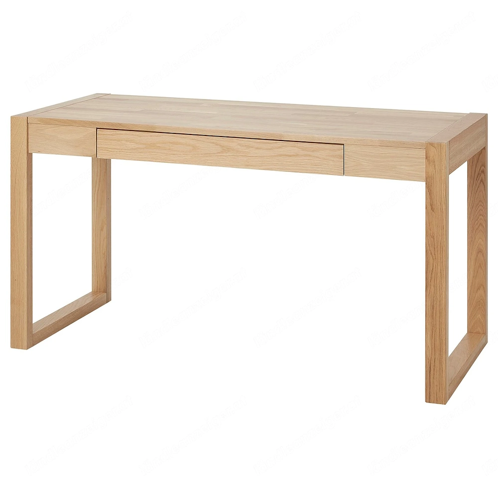 IKEA INHOPP Schreibtisch Eiche massiv 140x60 cm   2 Stück