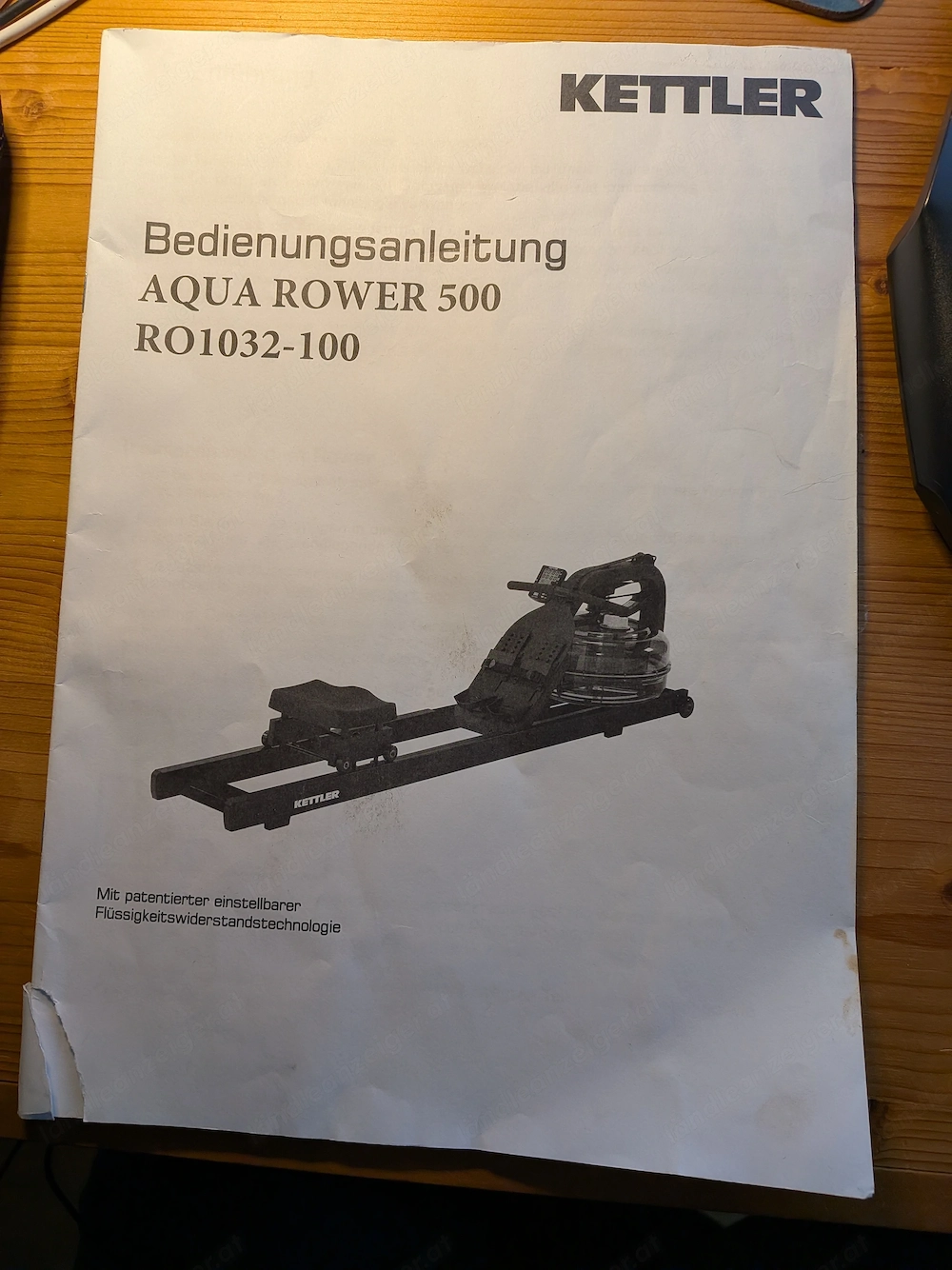 Kettler Rudergerät Aqua Rower 500