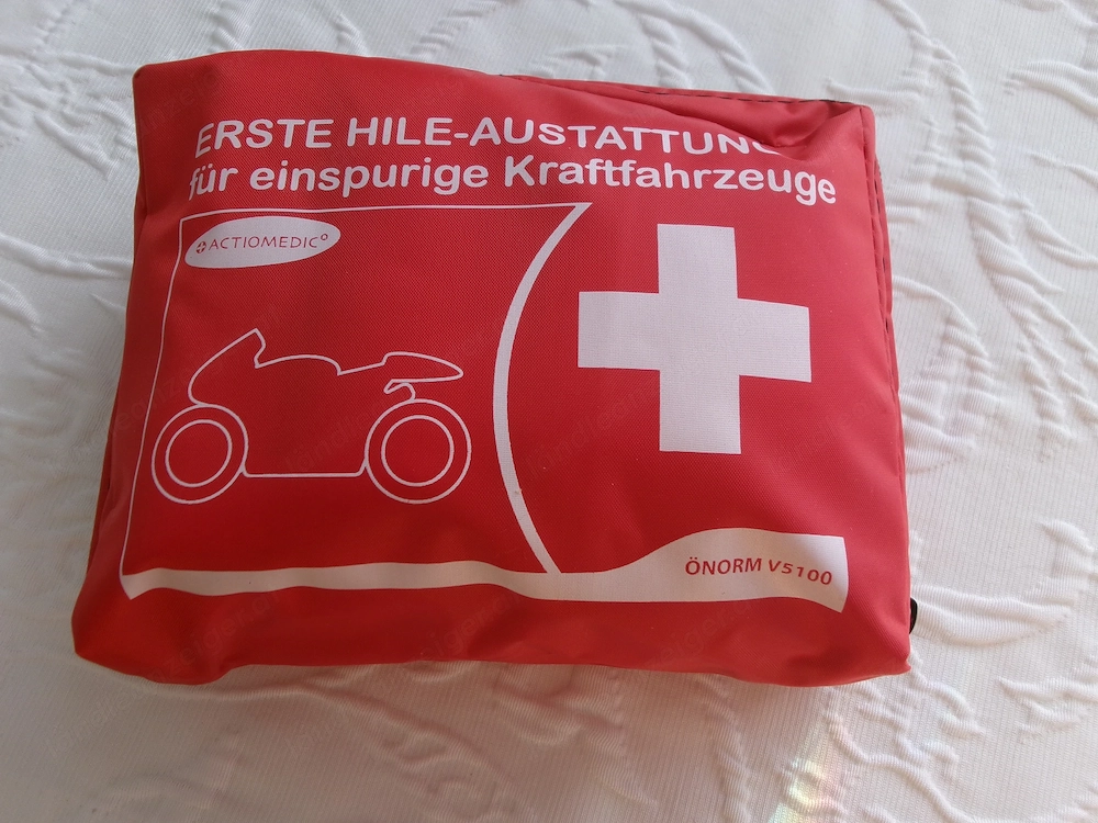 Erste Hilfe-Ausstattung für einspurige Kraftfahrzeuge 