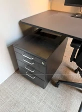 2 Rollcontainer Schwarz 