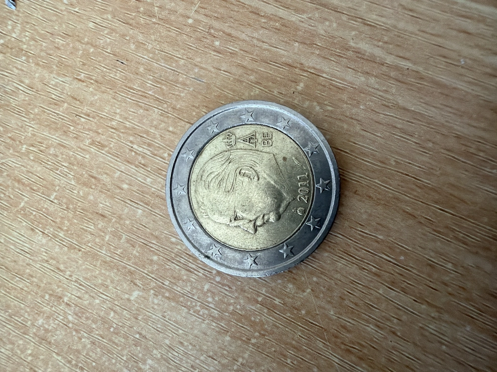 Relativ seltene 2 Euro Münze aus Belgien (2011)