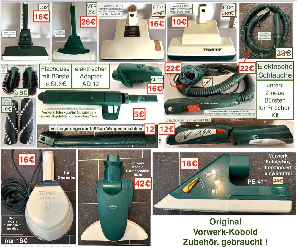 Vorwerk Kobold Zubehör Schlauch...ab 5 