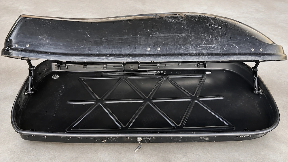 Original Renault Dachbox, beidseitig zu öffnen, 75 kg Tragfähigkeit