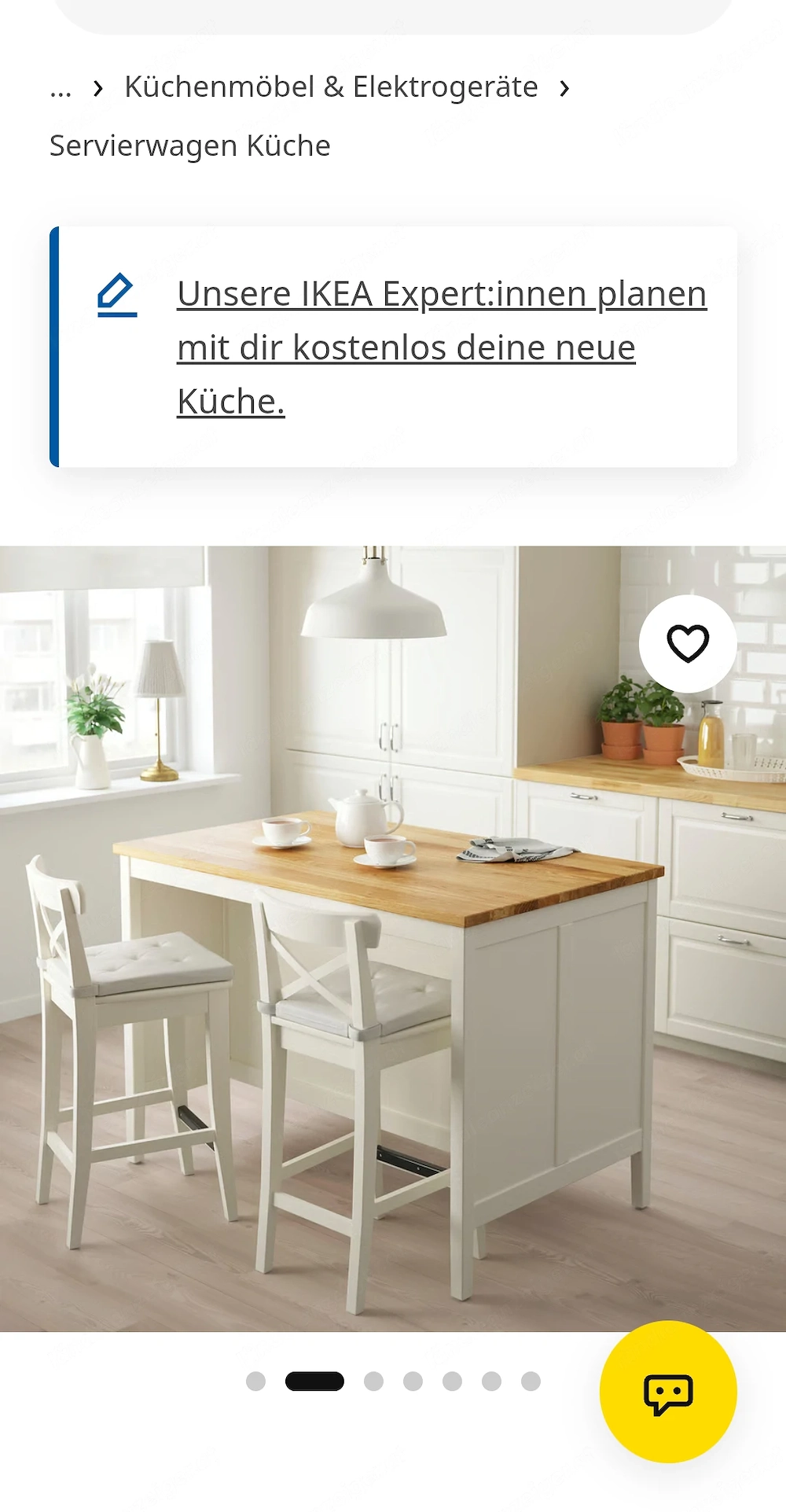 Ikea Anrichte mit 2 Stühlen 