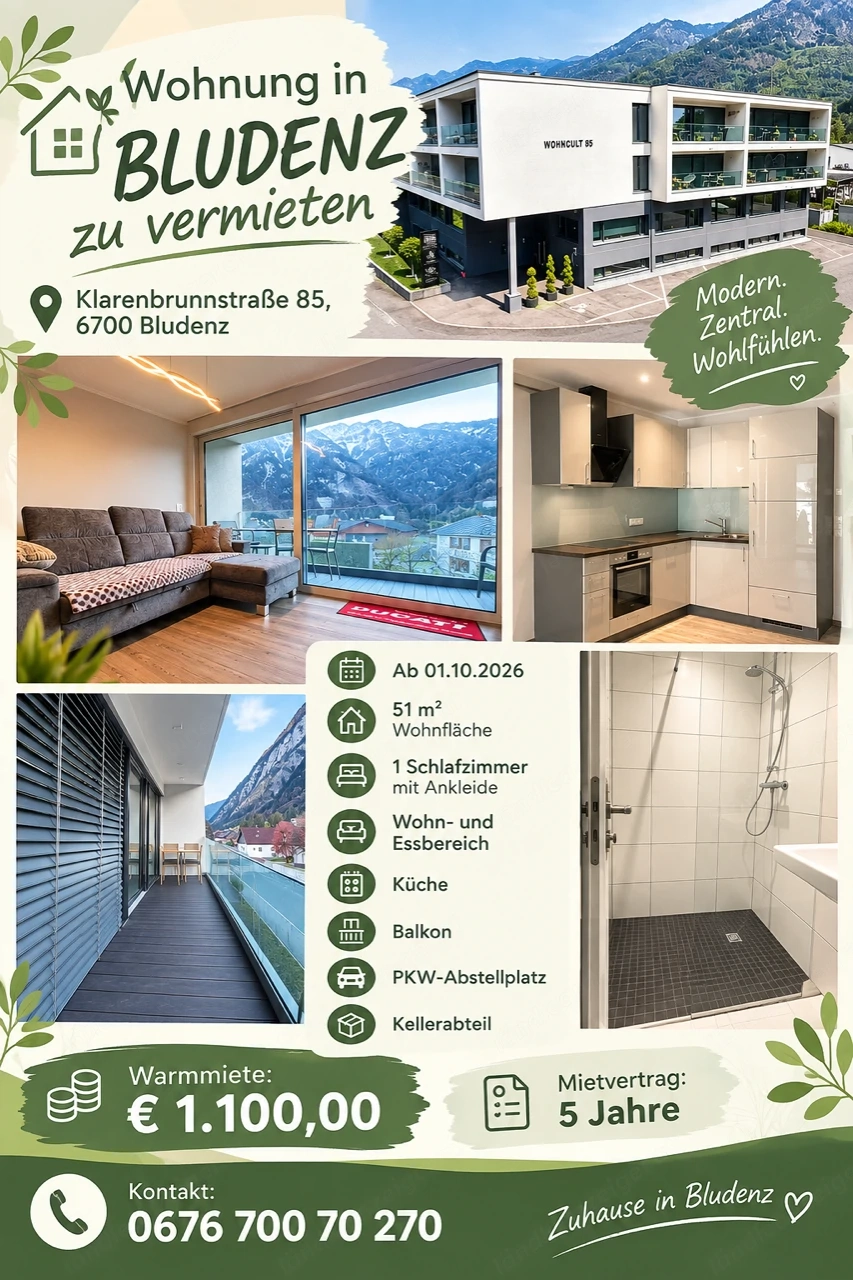 Wohnung zu Vermieten 