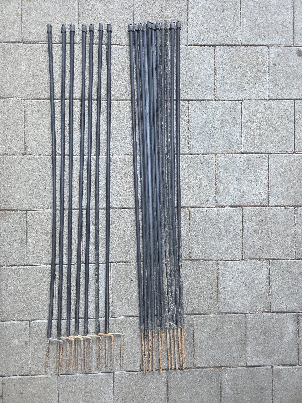 Zaunsteher Kunststoff Länge 110cm