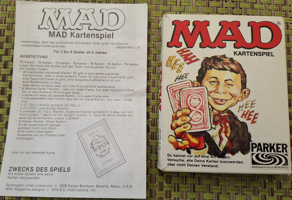 MAD Kartenspiel 