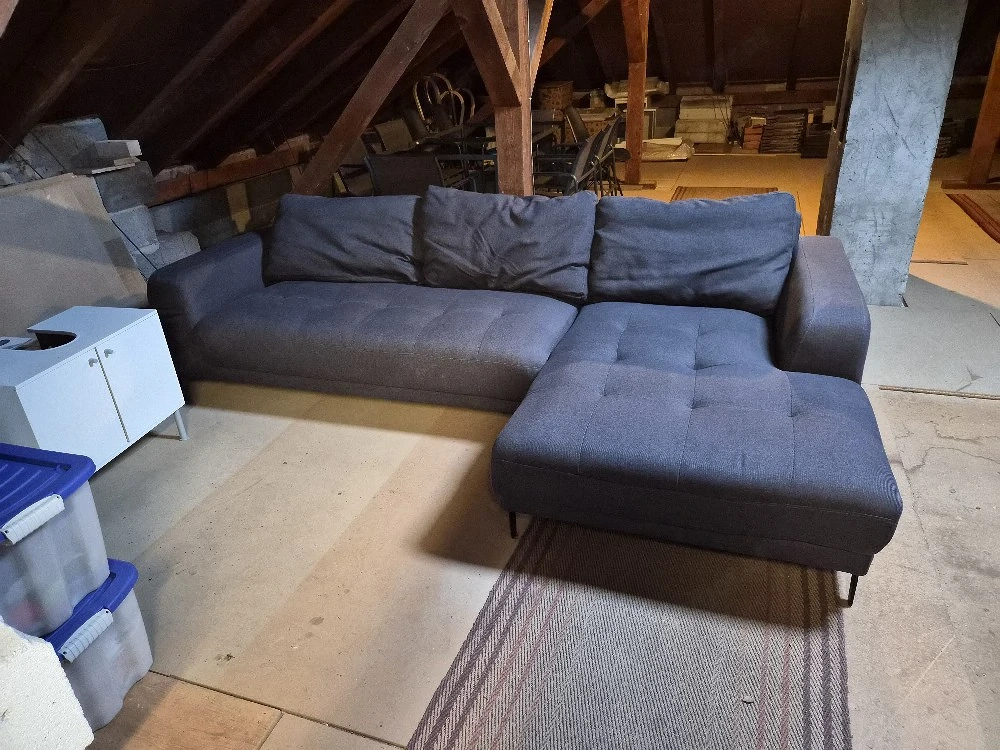 Ecksofa (Couch) der Marke MADE in Grau