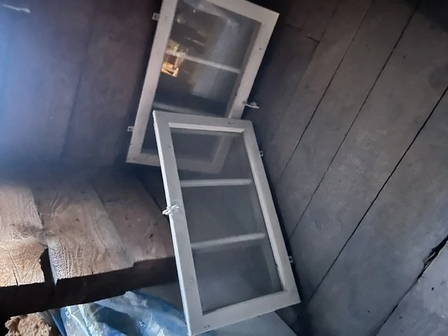 alte Fenster zur Dekoration