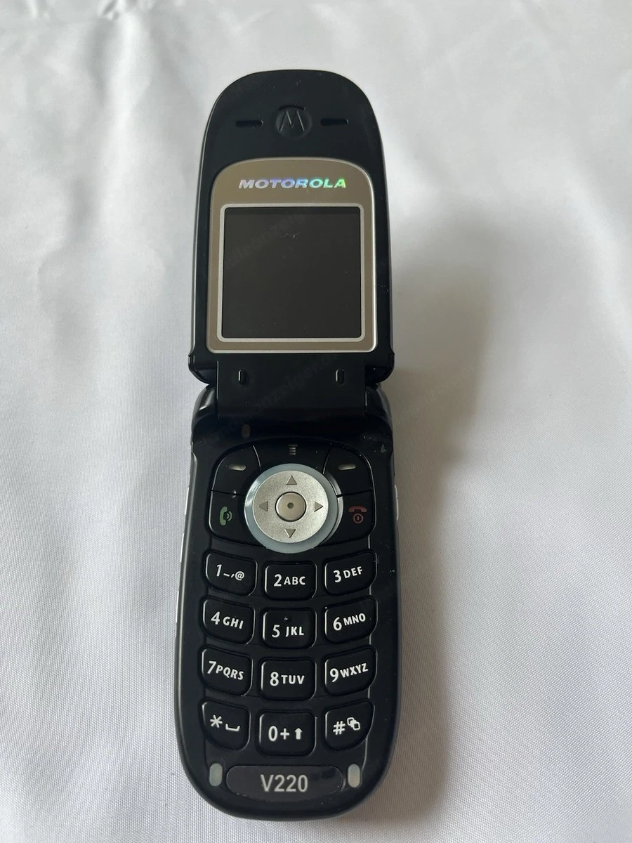 Motorola V220 Klapphandy Schwarz