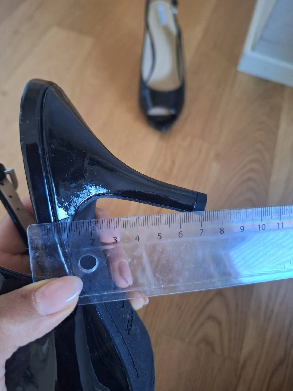 Geox Damen Pumps   Schwarz Lack   Gr. 40   nur 1  getragen