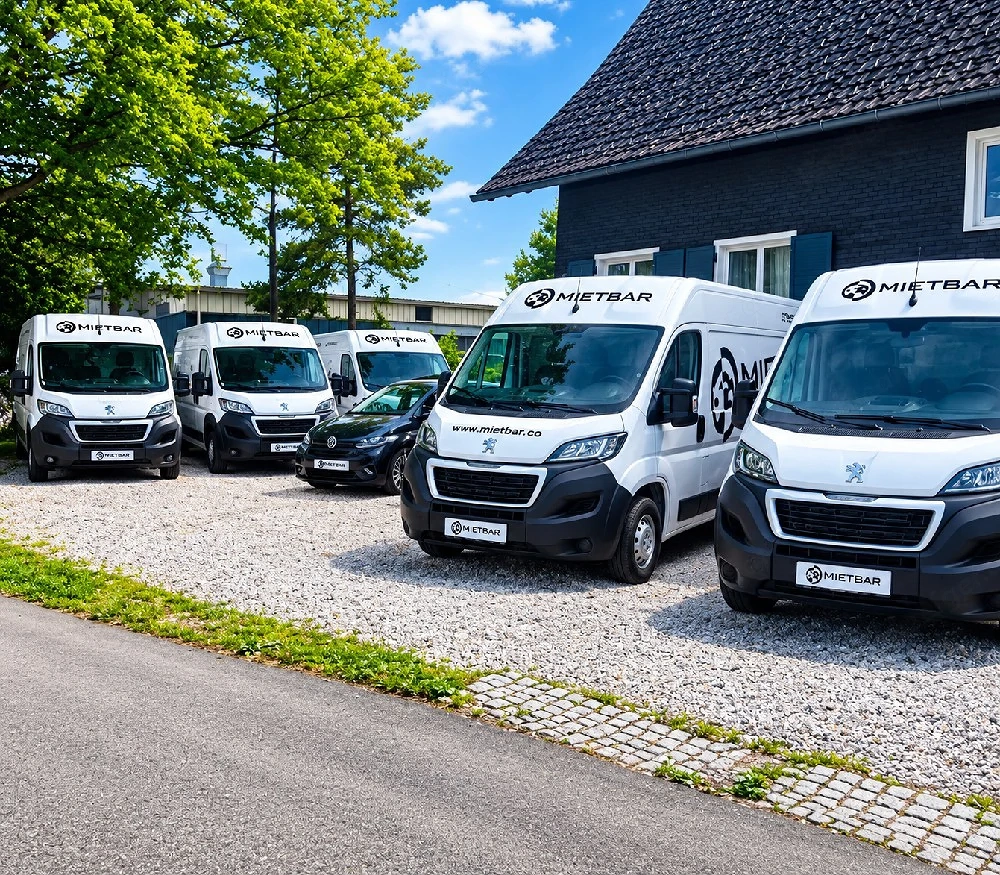 24 7 Transporter mieten 1h - 29,-   6h - 79,-