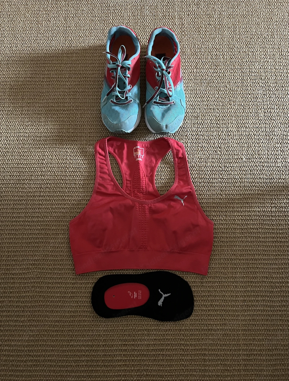 Puma Socken + Sport-BH + Schuhe