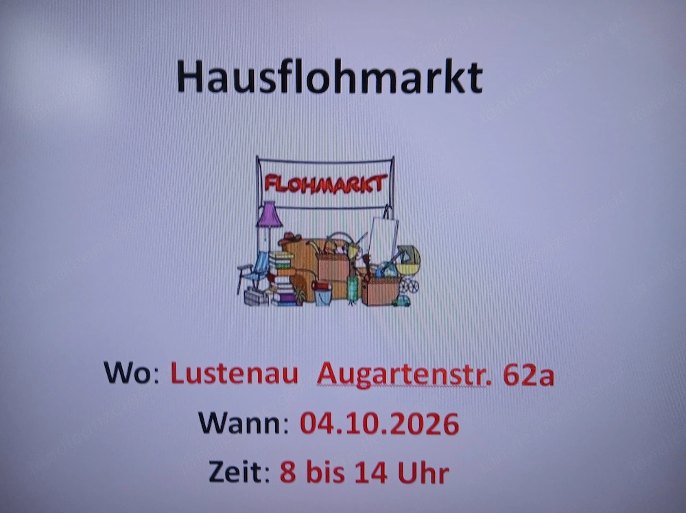 Hausflohmarkt 