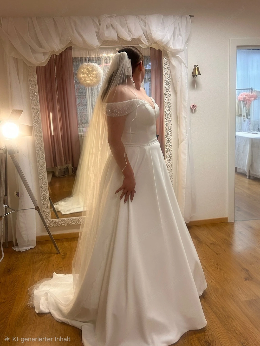 Neuwertiges Brautkleid Eglantine Creations Gr. 46   ungetragen   NP 1.700  