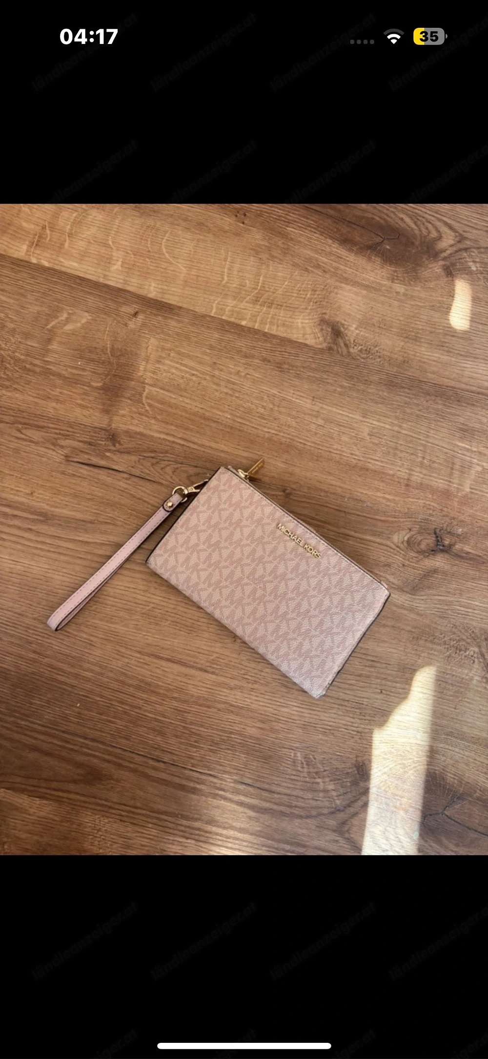 Michael Kors Jet Set Travel Double Zip Wallet