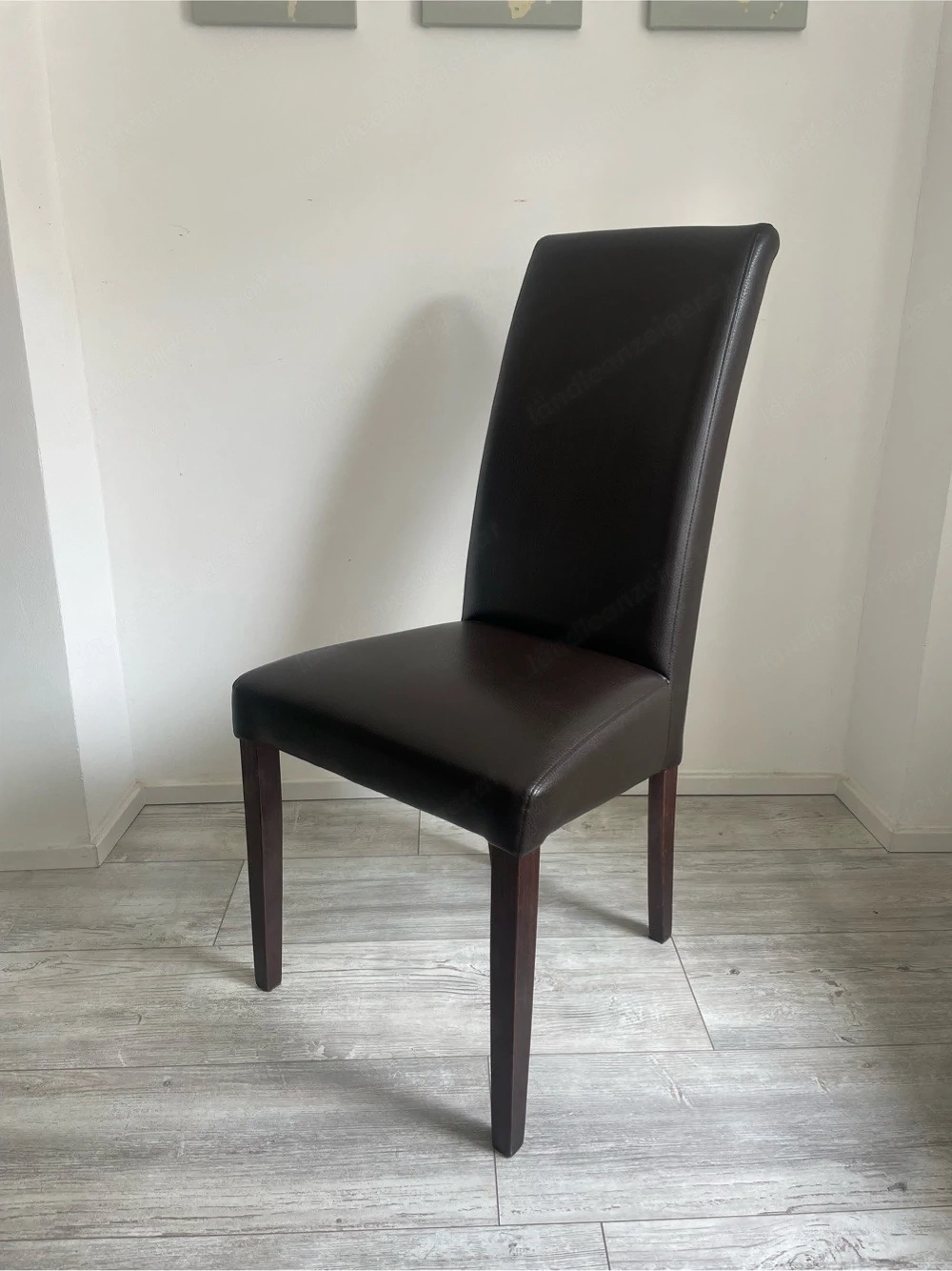 Stühle Lederimitat 3 Stück