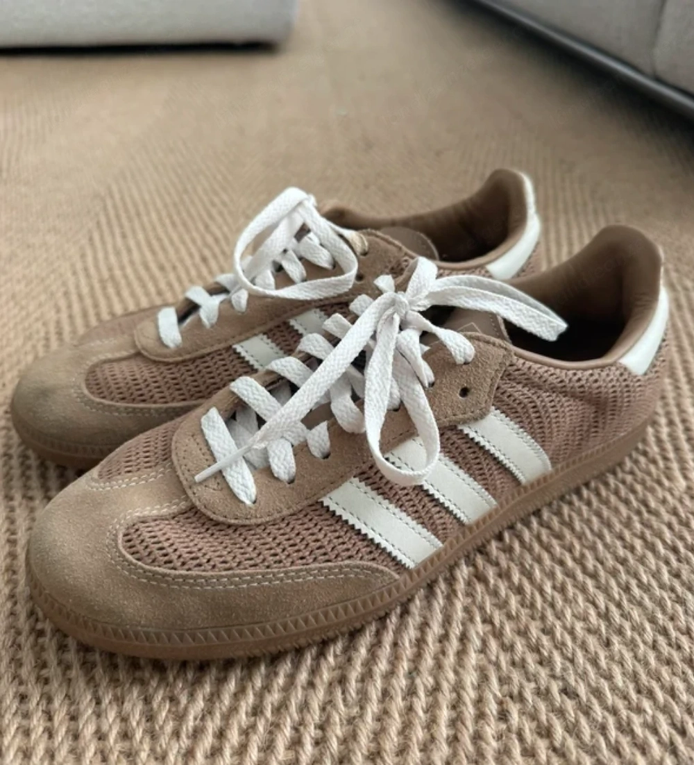  Samba OG Sneakers mit Schnürung hellbraun
