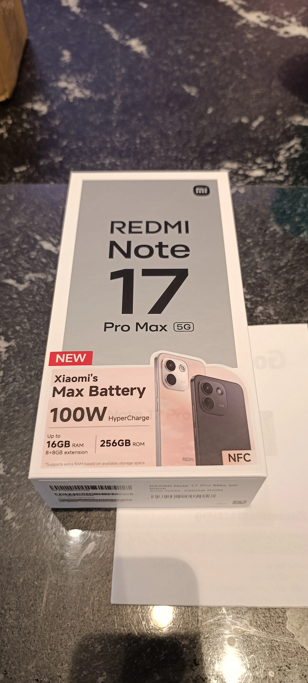 Xiaomi Redmi Note 17 Pro Max  8 GB RAM   256 GB   schwarz  NEU + OVP