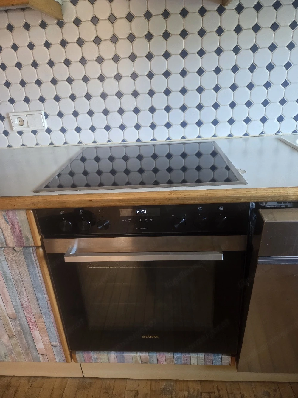 Induktionskochfeld mit Backofen
