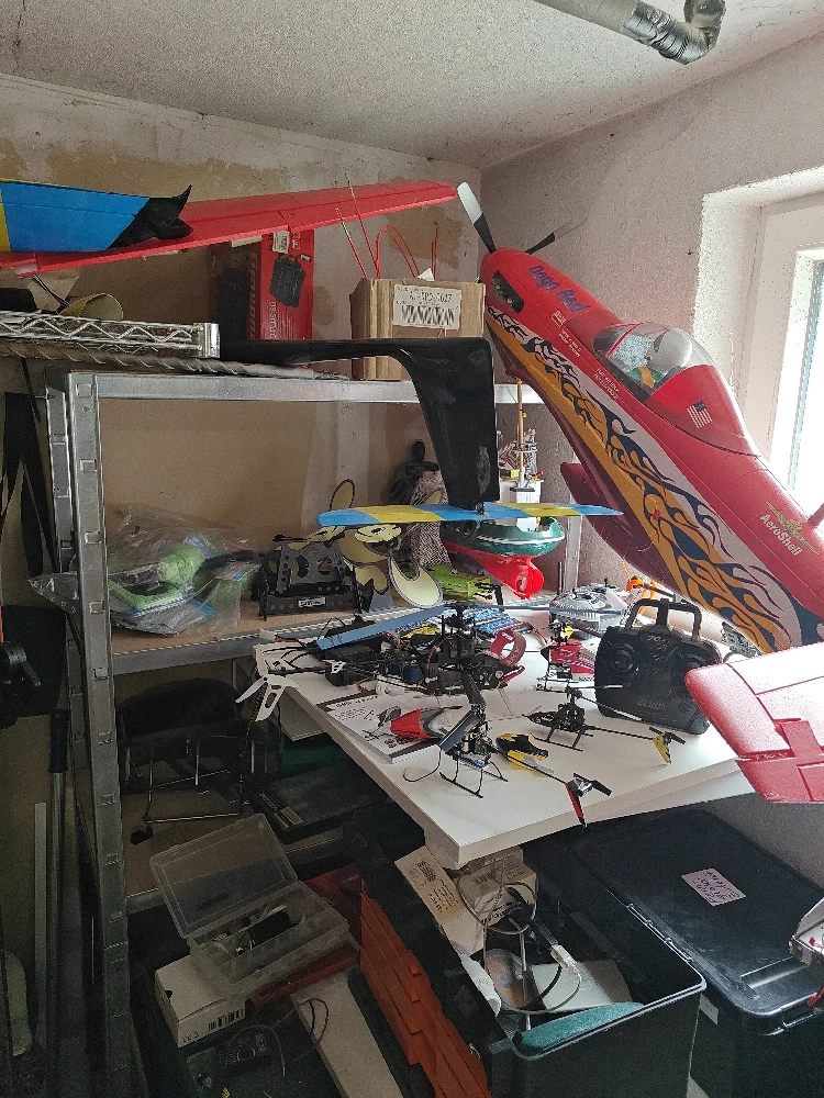 Modellbau Garagen Auflösung. 