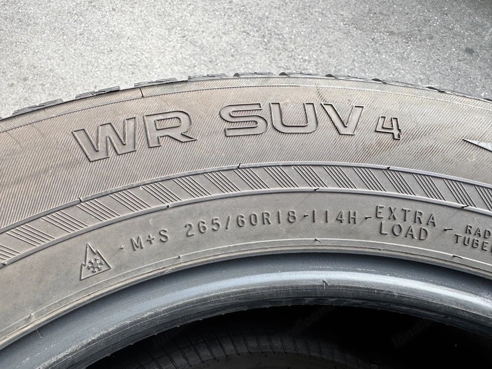 Winterreifen Nokian WR SUV4 265 60R18 114H