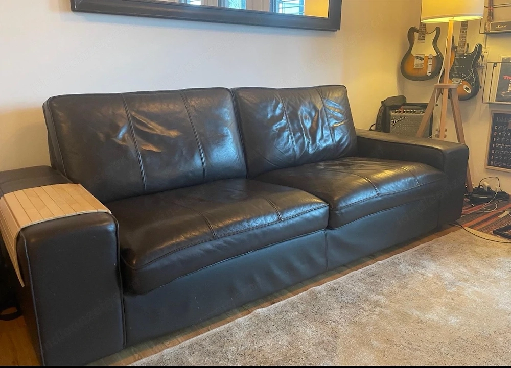 Sofa Kunstleder zu Verschenken 