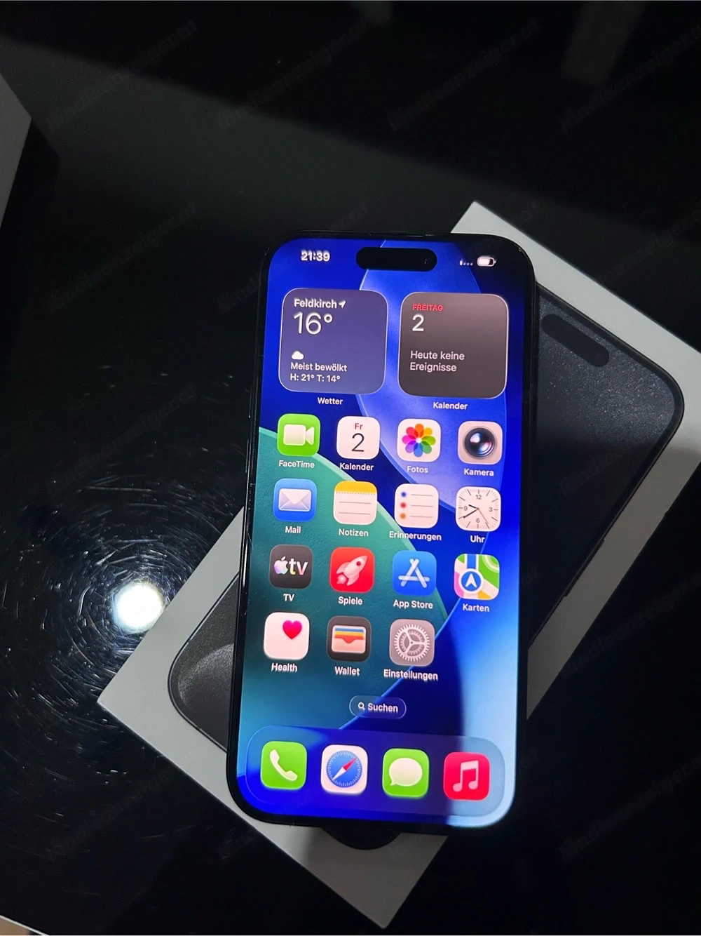 iPhone 15 Pro Black Titanium
