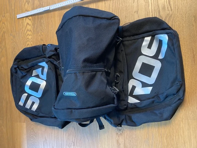 Fahrrad Gepäckträgertasche hinten 3 teil Gutem zustand