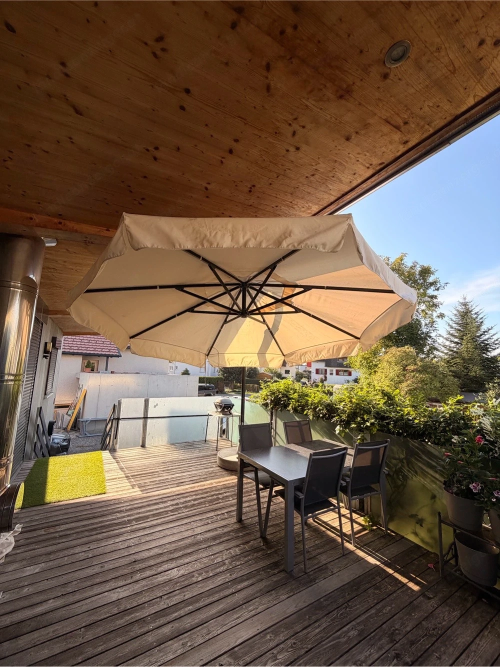 Sun Garden Easy Sun Parasol Ampelschirm mit Schutzhülle