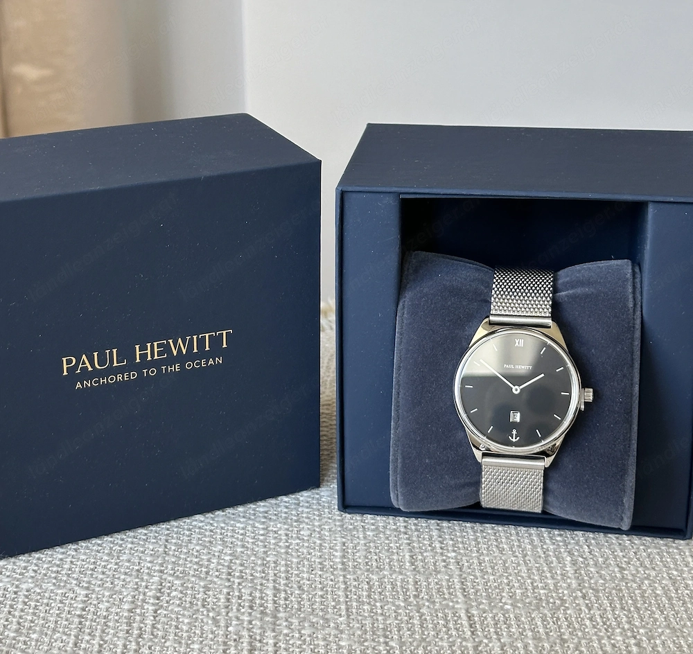 Paul Hewitt Praia Silber Schwarz Mesh Damen