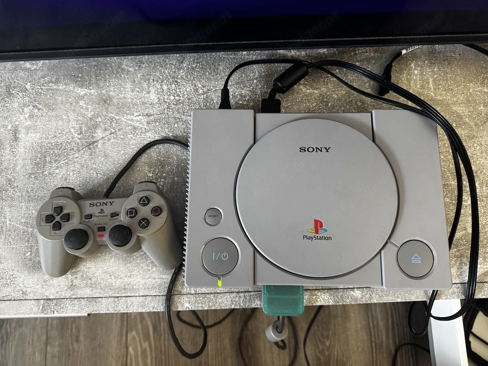Sony PlayStation 1 PS1 SCPH-9002 + Controller + Memory Card - getestet