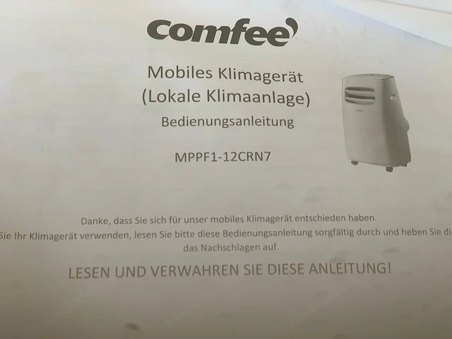 mobile Klimaanalage Comfee fast neu