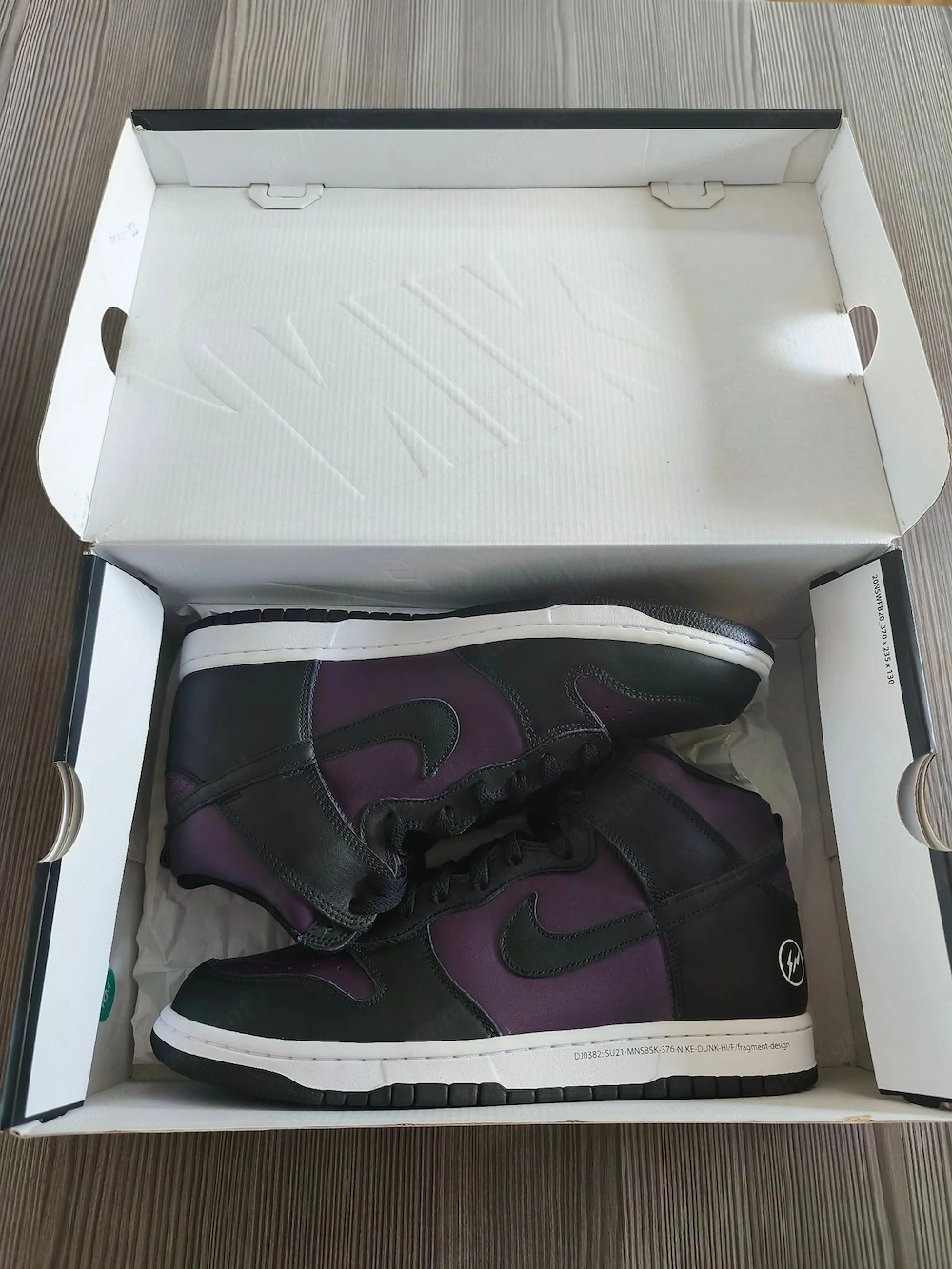 Nike Dunk High x Fragment Design Herren   Gr. 45   Neu mit Originalbox