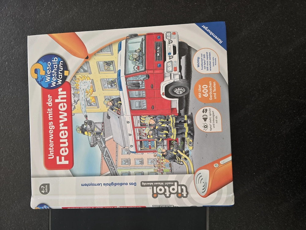 Tiptoi Buch Unterwegs mit der Feuerwehr