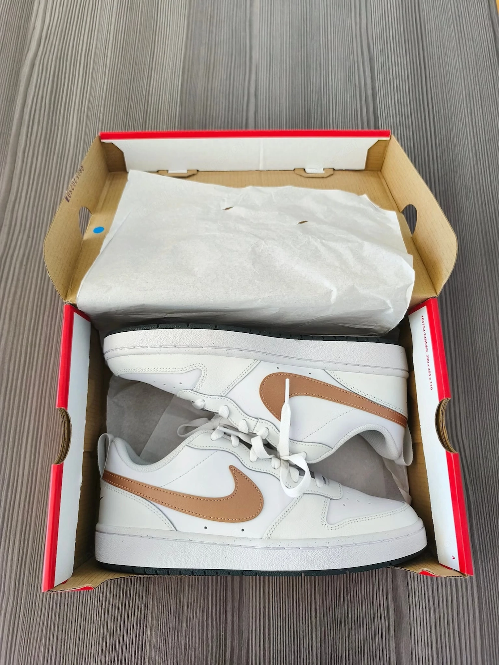Nike Court Vision Low Damen Weiß Rosé   Gr. 40   Neu mit Originalbox