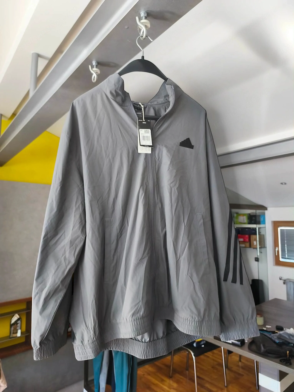 adidas WIND.RDY Herren Jacke Grau XL Neu mit Etikett