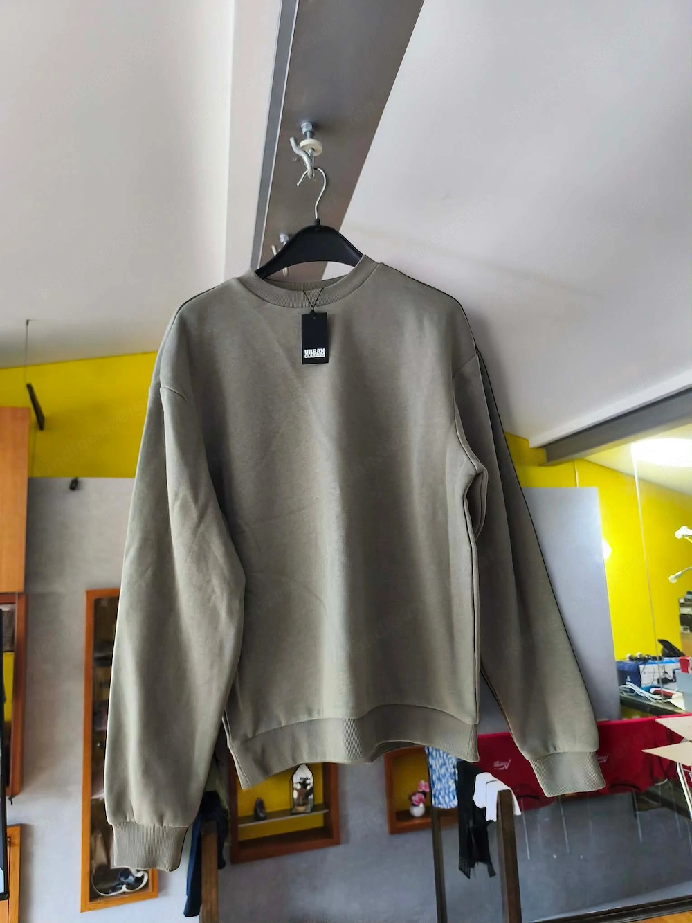 Urban Classics Herren Sweatshirt Grün S Neu mit Etikett