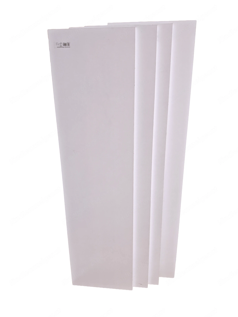 4 Stk. Regalflächen weiß - 1150x300x16 mm