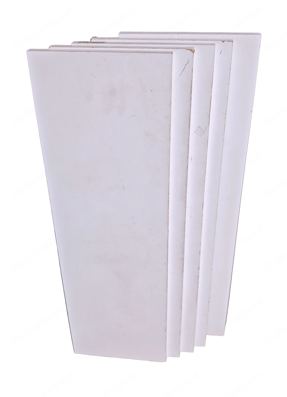 5 Stk. Regalflächen weiß - 800x250x16 mm