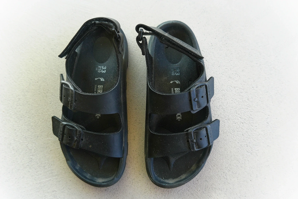 Birkenstock Milano EVA Sandalen Badeschuhe Schwarz   Gr. 33