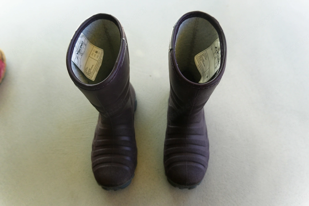 Viking Ultra Thermostiefel gefüttert Winterstiefel, Dunkelrot Bordeaux   Gr. 35