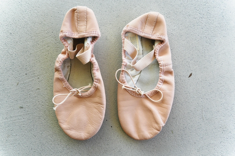 Bloch Dansoft Ballettschuhe Schläfchen aus Leder, Rosa   Gr. 1.5C (ca. 33)