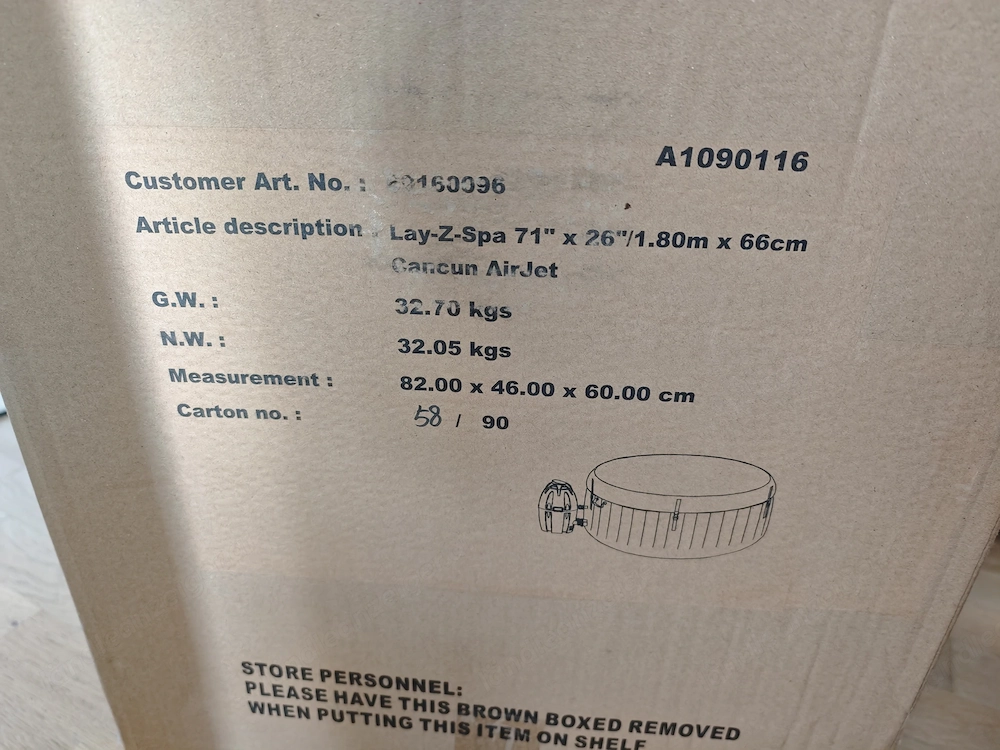 Bestway Whirlpool neu ,orginalverpackt