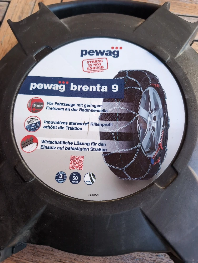 Pewag Brenta-9 XMB73     Scheeketten nie benutzt! 14-18Zoll