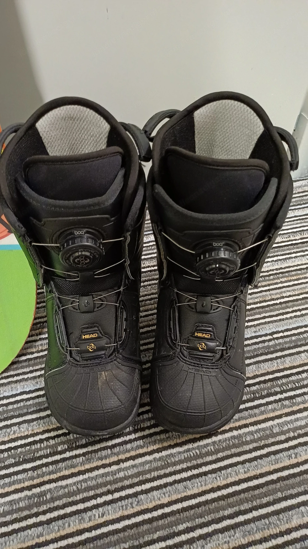 Kinder Snowboard Boots von HEAD in Größe 32-33 mit BOA Verschluss 