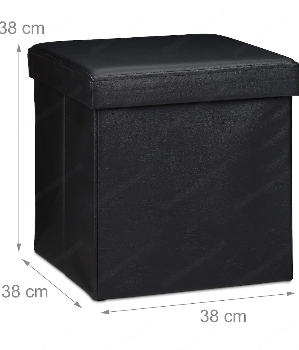 Sitzhocker inkl Stauraum und 3 x Rätselpuzzle